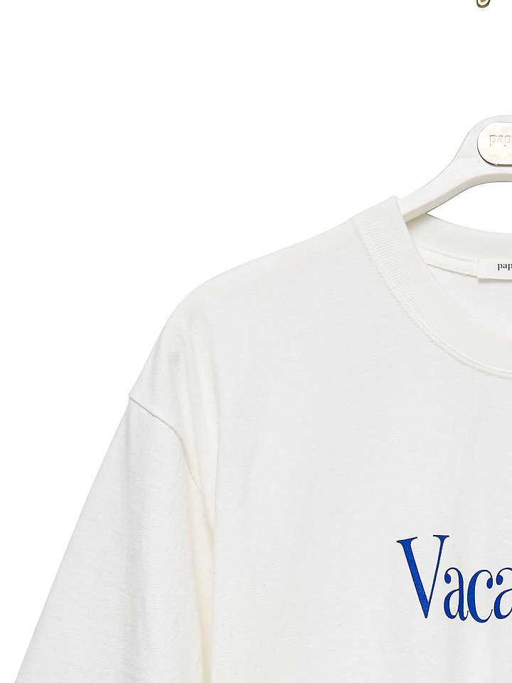 Paper Moon - Korean Women Fashion - #womensfashion - VACATION Print Pigment Tee - 8