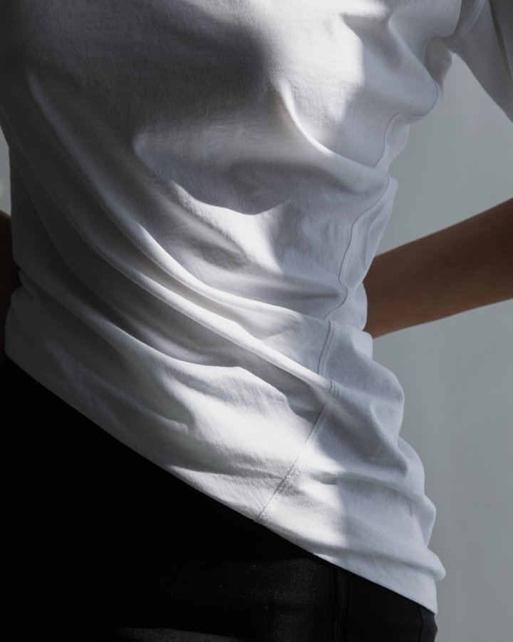 Paper Moon - Korean Women Fashion - #womensfashion - Twist Draped Side Line Detail Tee