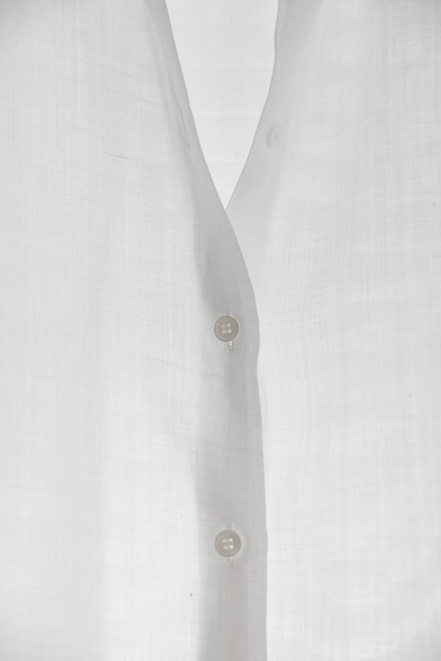 Paper Moon - Korean Women Fashion - #womensfashion - Vivid Oversized Linen Button Down Shirt - 3