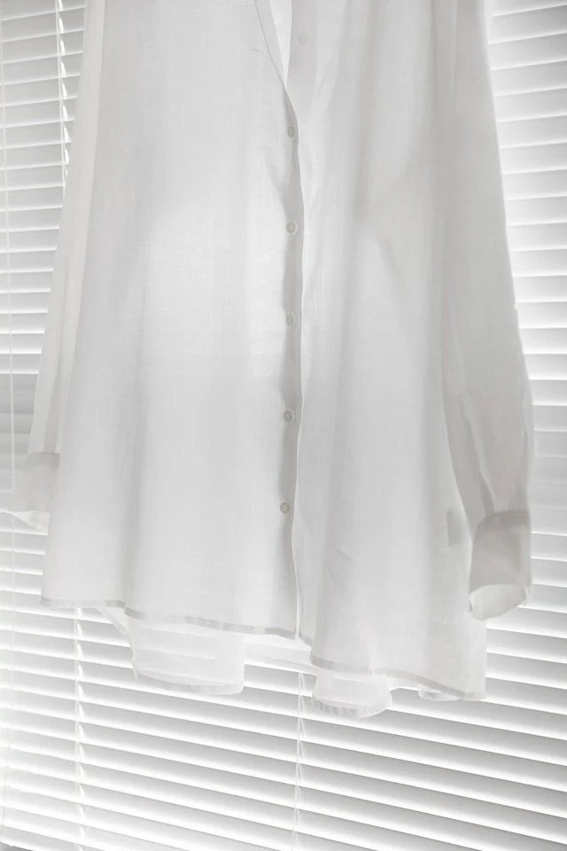 Paper Moon - Korean Women Fashion - #womensfashion - Vivid Oversized Linen Button Down Shirt - 5