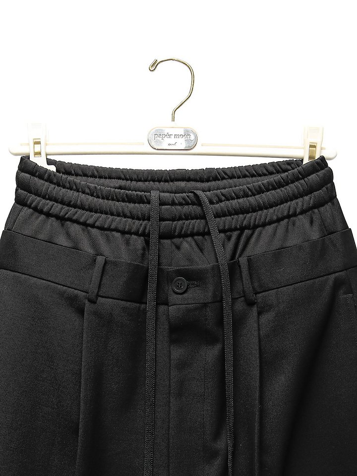 Paper Moon - Korean Women Fashion - #womensfashion - LUX Banded Layered Detail Wide Pants - 11