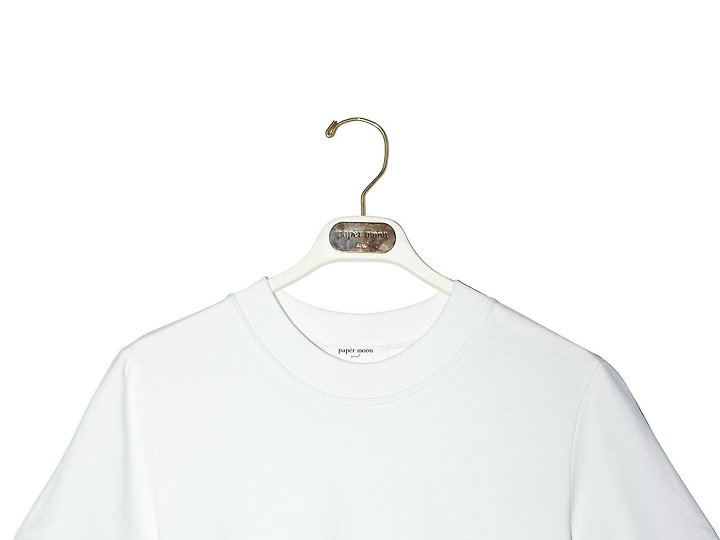 Paper Moon - Korean Women Fashion - #womensfashion - Crew Neck Round Slim Tee - 6