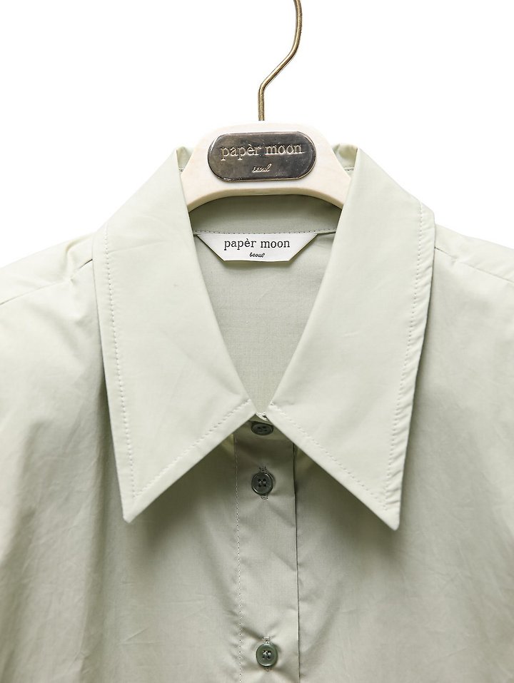Paper Moon - Korean Women Fashion - #womensfashion - Wing Cuffs Detail Button Down Shirt - 9