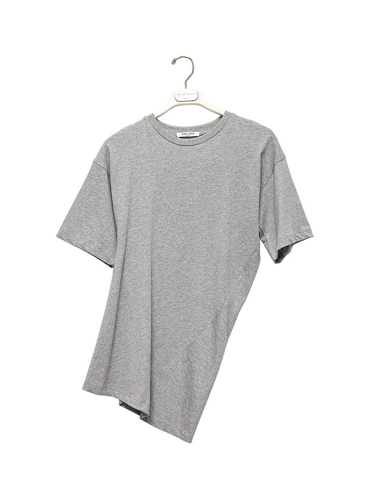 Paper Moon - Korean Women Fashion - #womensfashion - Twist Draped Side Line Detail Tee - 7