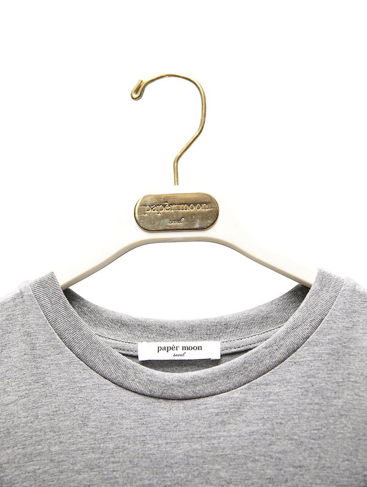 Paper Moon - Korean Women Fashion - #womensfashion - Twist Draped Side Line Detail Tee - 9