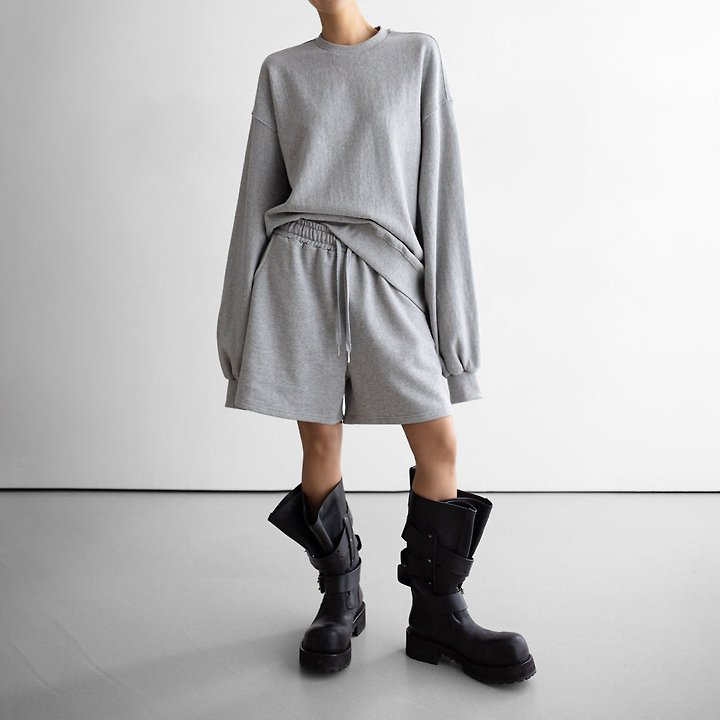 Paper Moon - Korean Women Fashion - #womensfashion - Heritage Sweat Short - 3