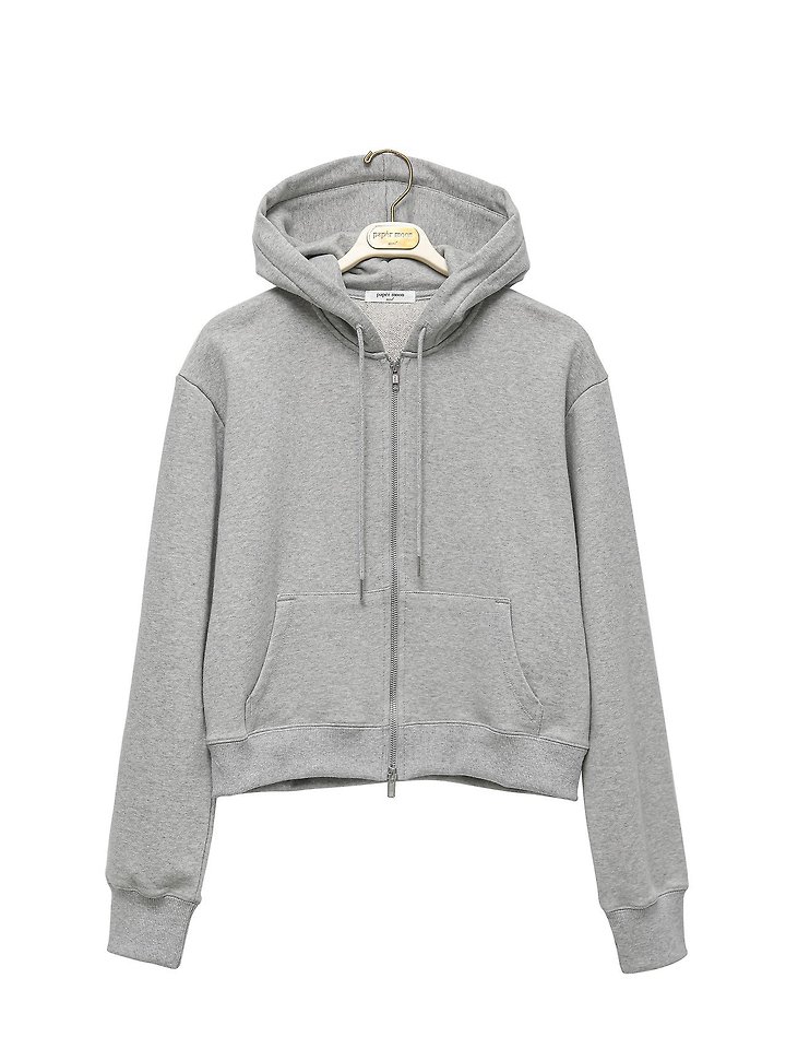 Paper Moon - Korean Women Fashion - #womensfashion - Classic Slim Fit Two Way Zipped Up Hoodie - 8