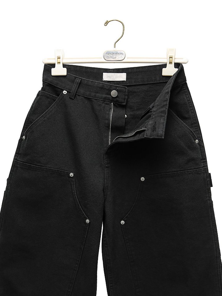 Paper Moon - Korean Women Fashion - #womensfashion - Vintage Ankle Carpenter Culottes Pants - 11