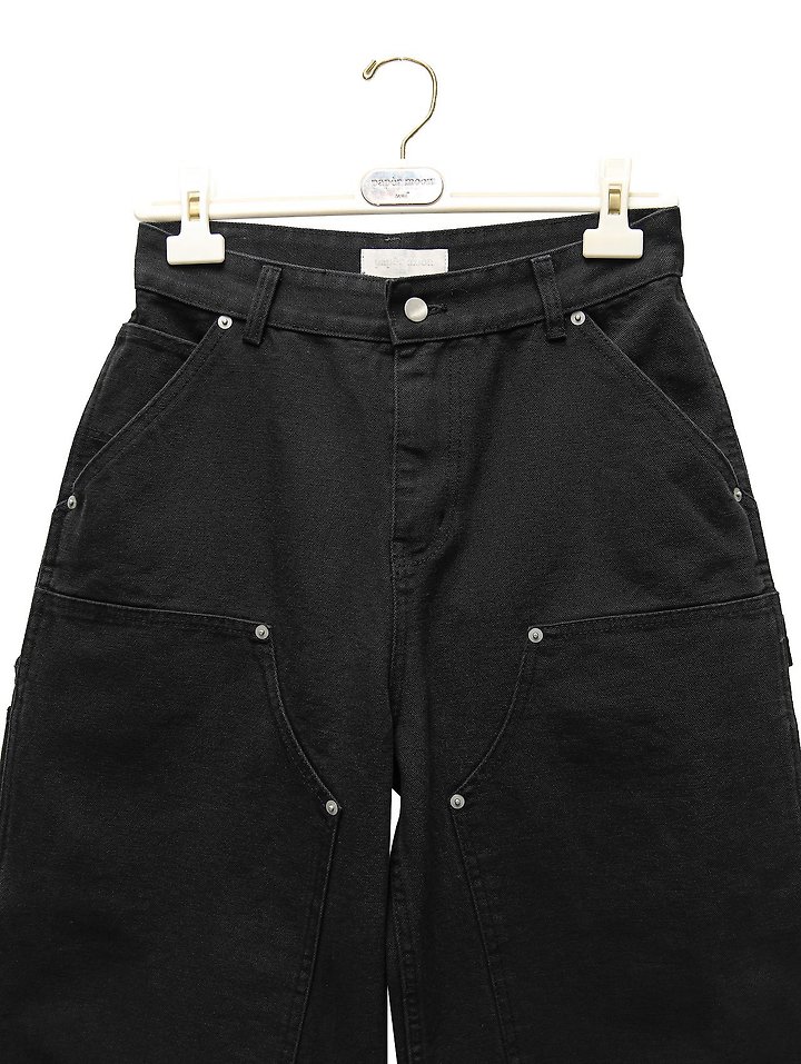 Paper Moon - Korean Women Fashion - #womensfashion - Vintage Ankle Carpenter Culottes Pants - 7