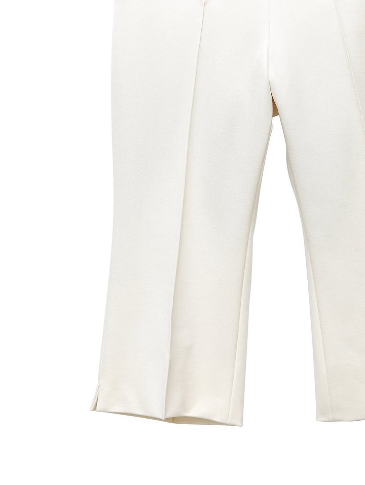 Paper Moon - Korean Women Fashion - #womensfashion - Crease Line Slit Midi Pants - 10