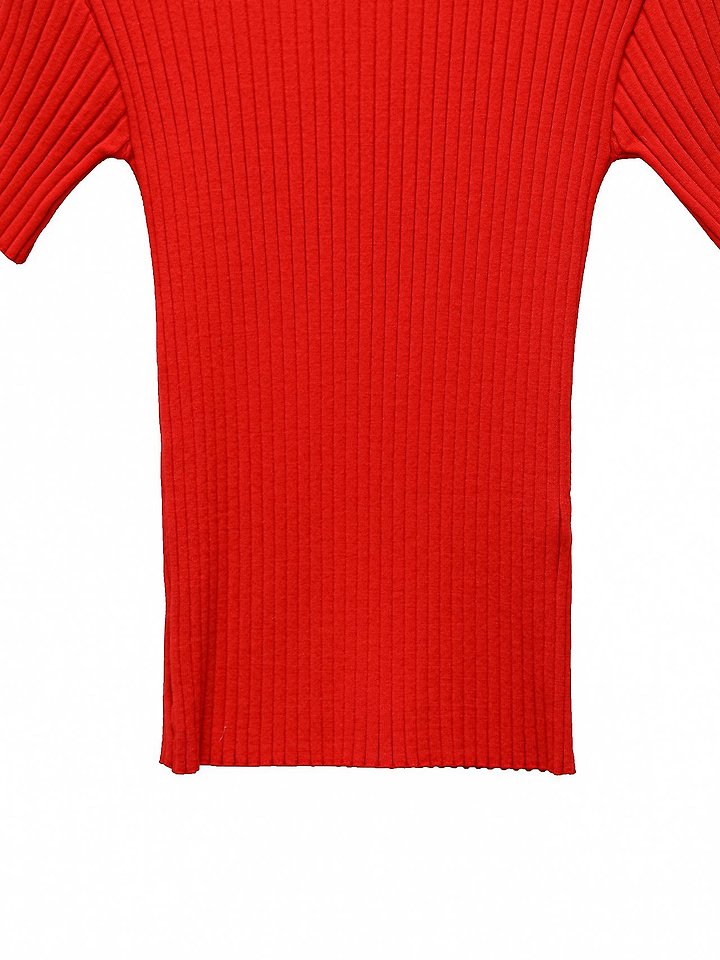 Paper Moon - Korean Women Fashion - #womensfashion - Classic Ribbed Half Turtleneck Knit Top - 7