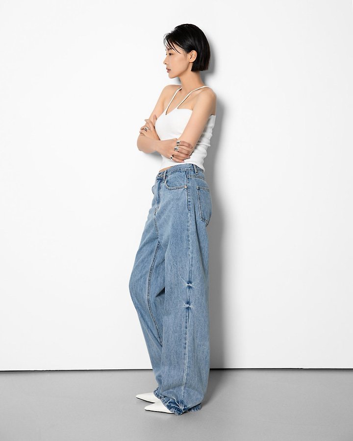 Paper Moon - Korean Women Fashion - #womensfashion - V - Line Strap Ribbed Knit Sleeveless Top - 12