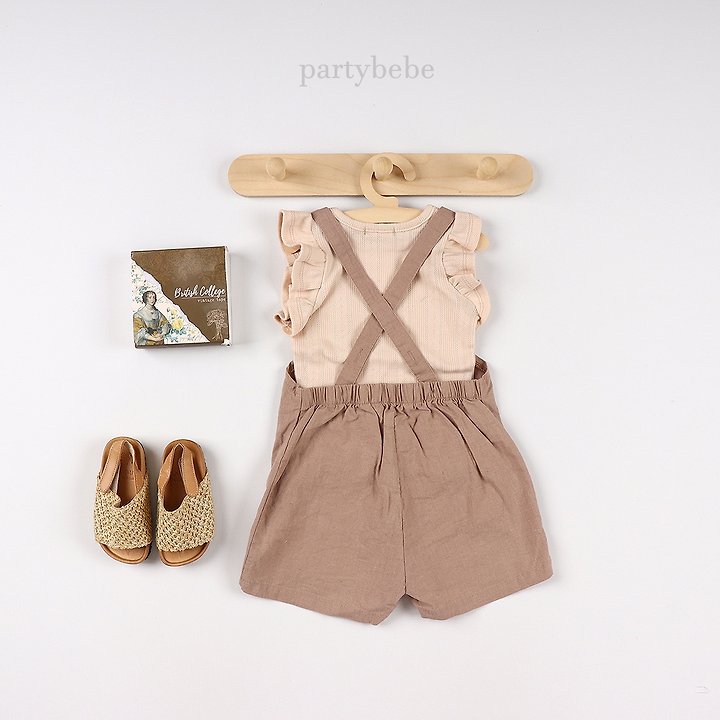 Party Kids - Korean Baby Fashion - #babyboutique - Airy Overalls - 8