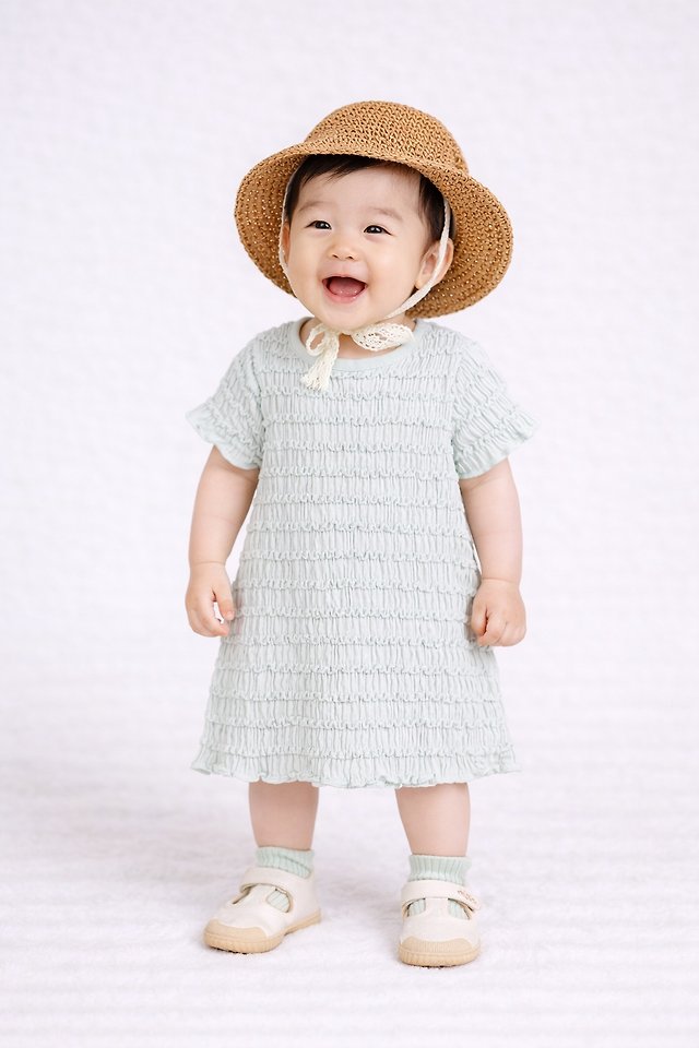 Party Kids - Korean Baby Fashion - #babyboutique - Shirring One-piece - 2