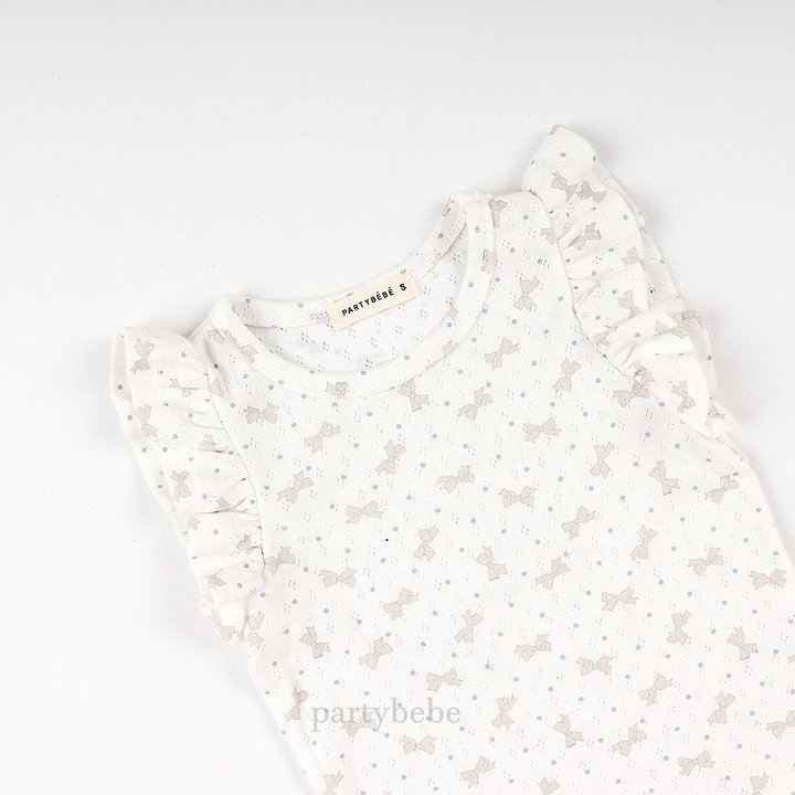 Party Kids - Korean Baby Fashion - #babyboutique - Ribbon Tee - 3