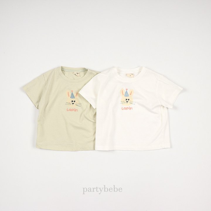 Party Kids - Korean Baby Fashion - #babyboutique - Rabbit Tee