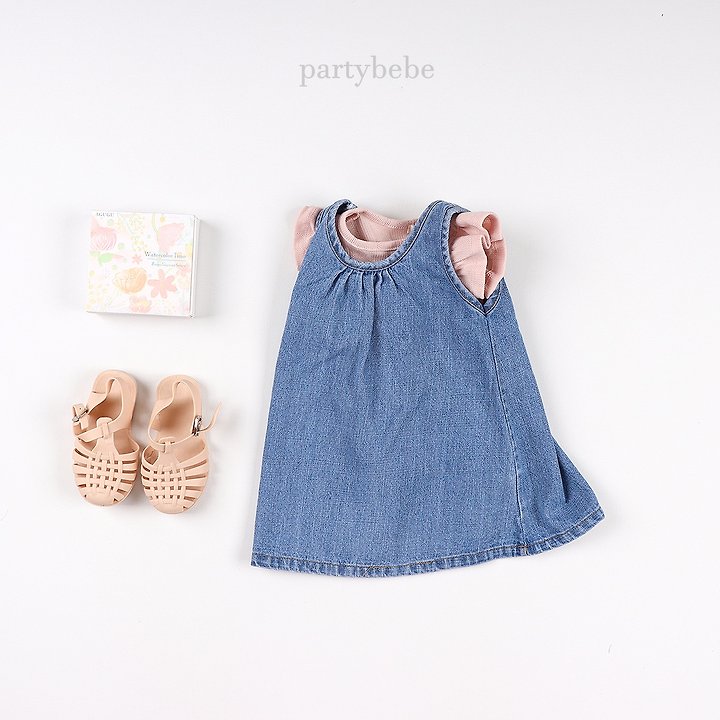 Party Kids - Korean Baby Fashion - #babyboutique - The Blue One-piece - 11