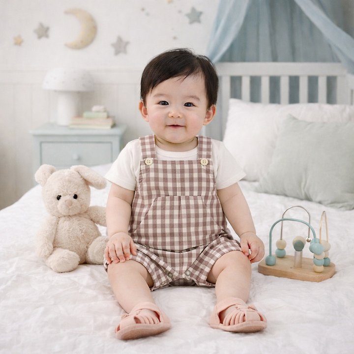 Party Kids - Korean Baby Fashion - #babyboutiqueclothing - Hockney Overalls - 2