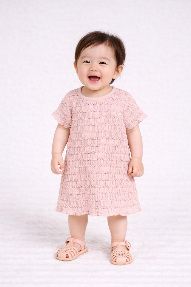 Party Kids - Korean Baby Fashion - #babyboutiqueclothing - Shirring One-piece - 3
