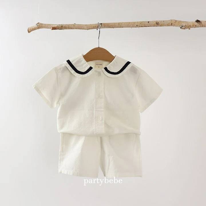 Party Kids - Korean Baby Fashion - #babyboutiqueclothing - Marine Set - 7