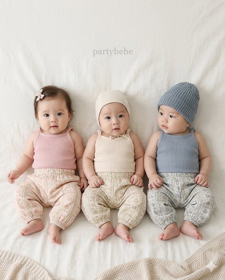 Party Kids - Korean Baby Fashion - #babyclothing - Cozy Pants - 2