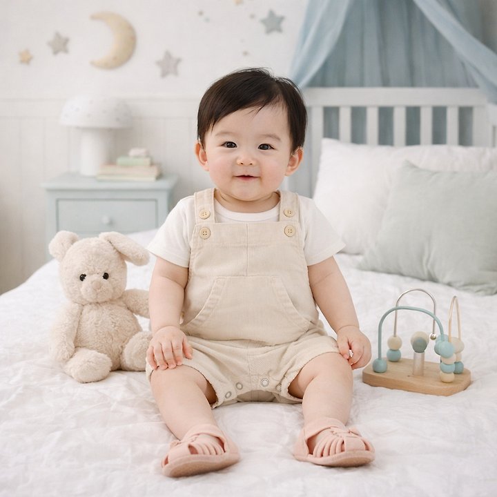 Party Kids - Korean Baby Fashion - #babyclothing - Hockney Overalls - 3