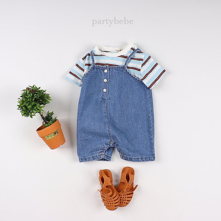 Party Kids - Korean Baby Fashion - #babyclothing - Bottega Overalls - 11