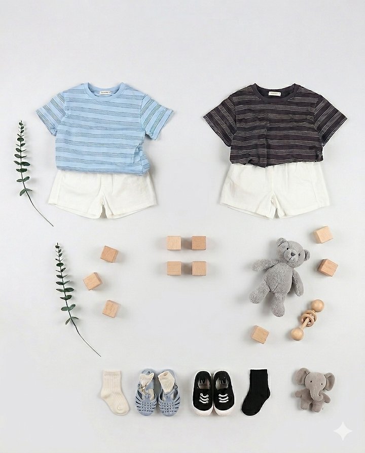 Party Kids - Korean Baby Fashion - #babyfashion - Forin Shorts - 6