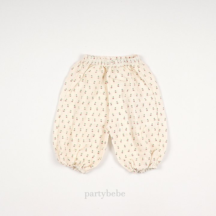 Party Kids - Korean Baby Fashion - #babyfashion - Cherry Pants