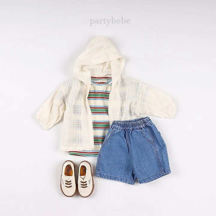 Party Kids - Korean Baby Fashion - #babyfashion - Summer Hooded Jumper - 8