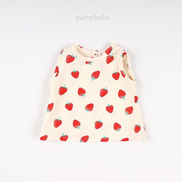 Party Kids - Korean Baby Fashion - #babyfashion - Red Berry Set - 5