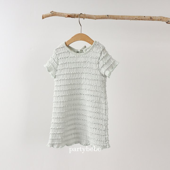 Party Kids - Korean Baby Fashion - #babyfever - Shirring One-piece - 6