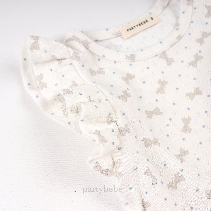 Party Kids - Korean Baby Fashion - #babyfever - Ribbon Tee - 7
