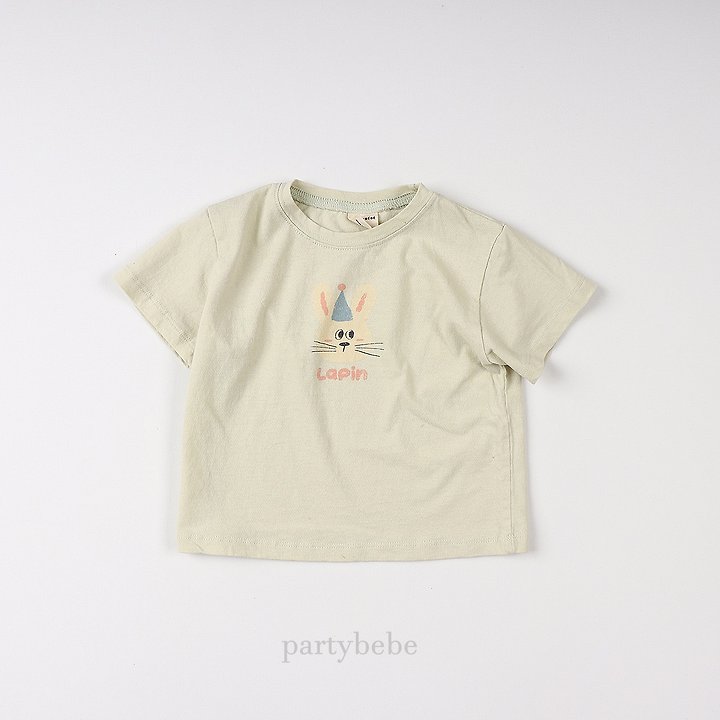 Party Kids - Korean Baby Fashion - #babyfever - Rabbit Tee - 5