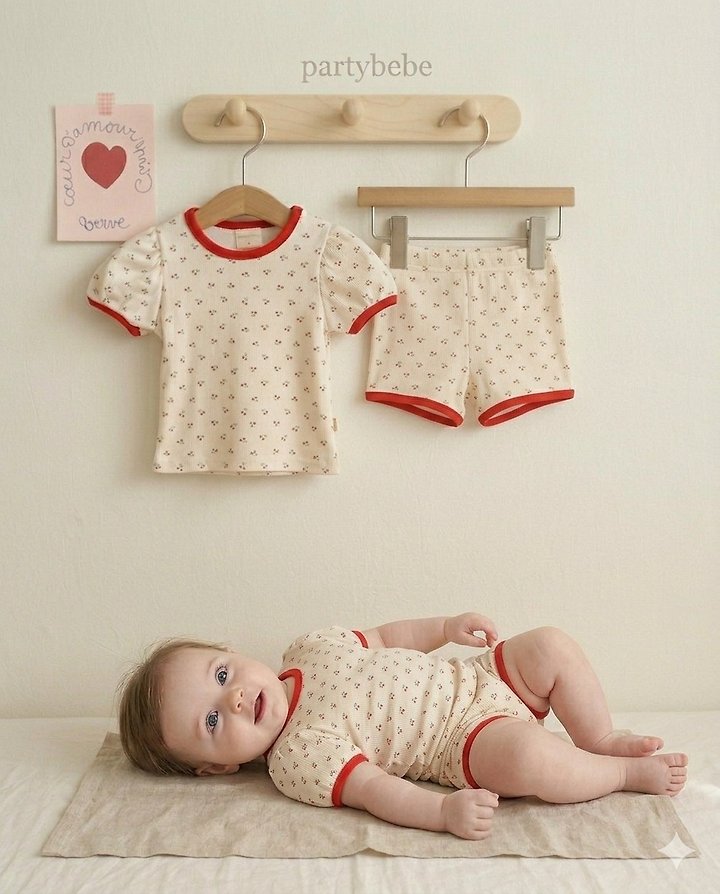 Party Kids - Korean Baby Fashion - #babyfever - Cheche Set - 4