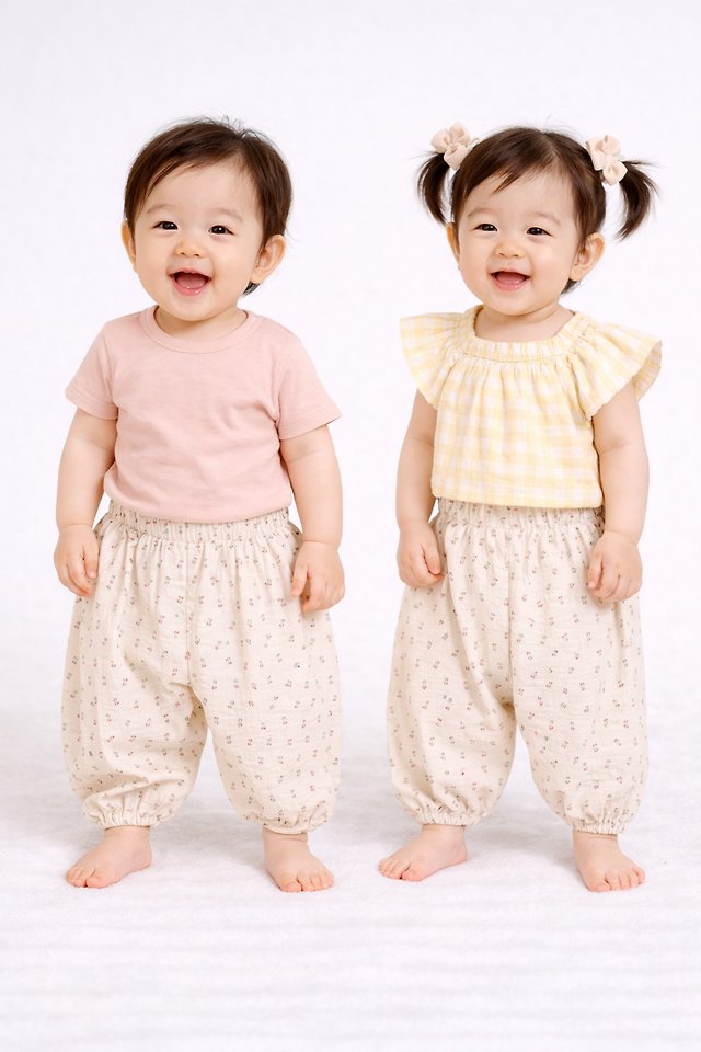 Party Kids - Korean Baby Fashion - #babygirlfashion - Cherry Pants - 3