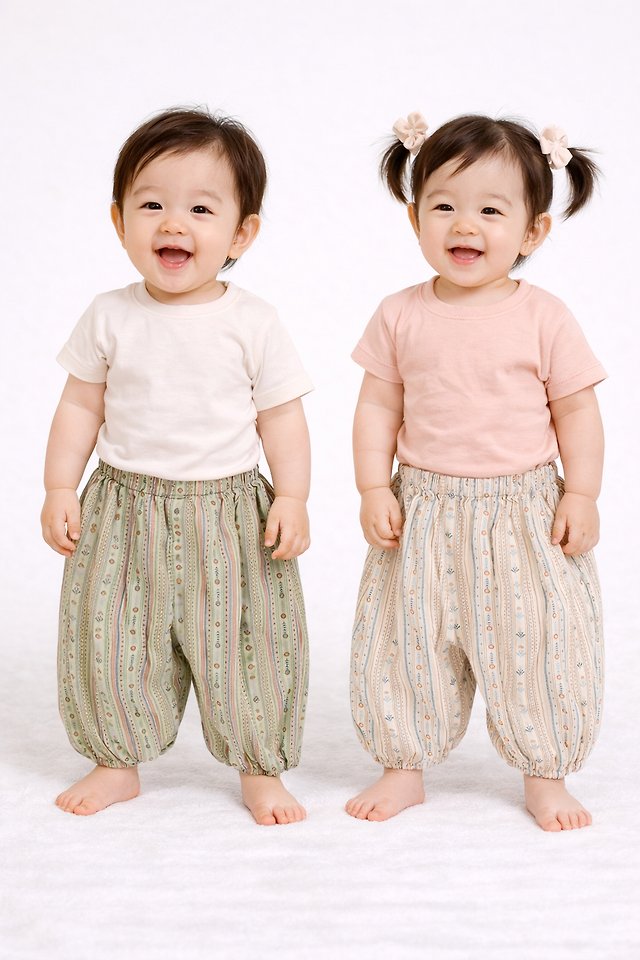 Party Kids - Korean Baby Fashion - #babygirlfashion - Indian Pants - 2