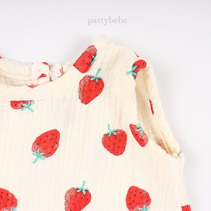 Party Kids - Korean Baby Fashion - #babygirlfashion - Red Berry Set - 7