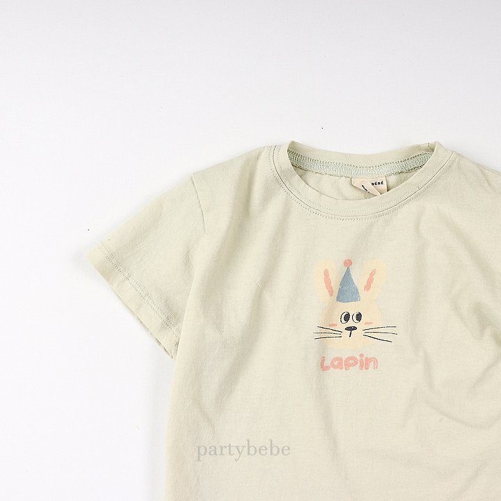 Party Kids - Korean Baby Fashion - #babygirlfashion - Rabbit Tee - 6