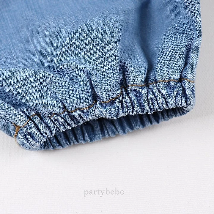 Party Kids - Korean Baby Fashion - #babylifestyle - Blue Pants - 6