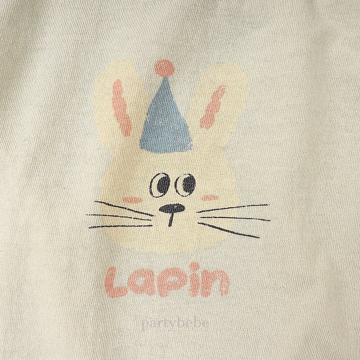 Party Kids - Korean Baby Fashion - #babylifestyle - Rabbit Tee - 7