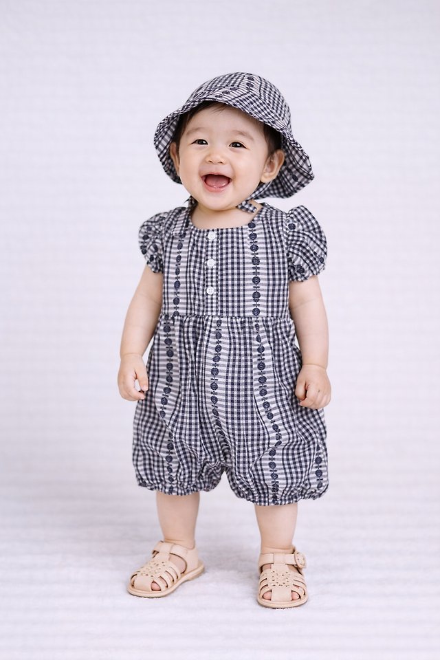 Party Kids - Korean Baby Fashion - #babylifestyle - Atelier Suit Set (with Bucket Hat) - 3