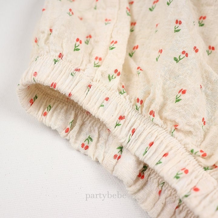 Party Kids - Korean Baby Fashion - #babyoninstagram - Cherry Pants - 5