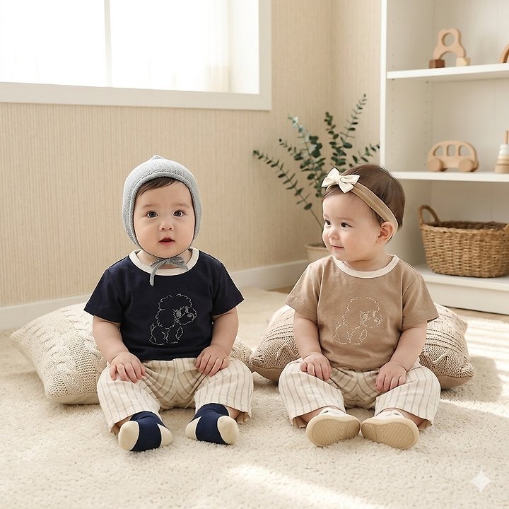 Party Kids - Korean Baby Fashion - #babyoninstagram - Yogurt Pants - 3