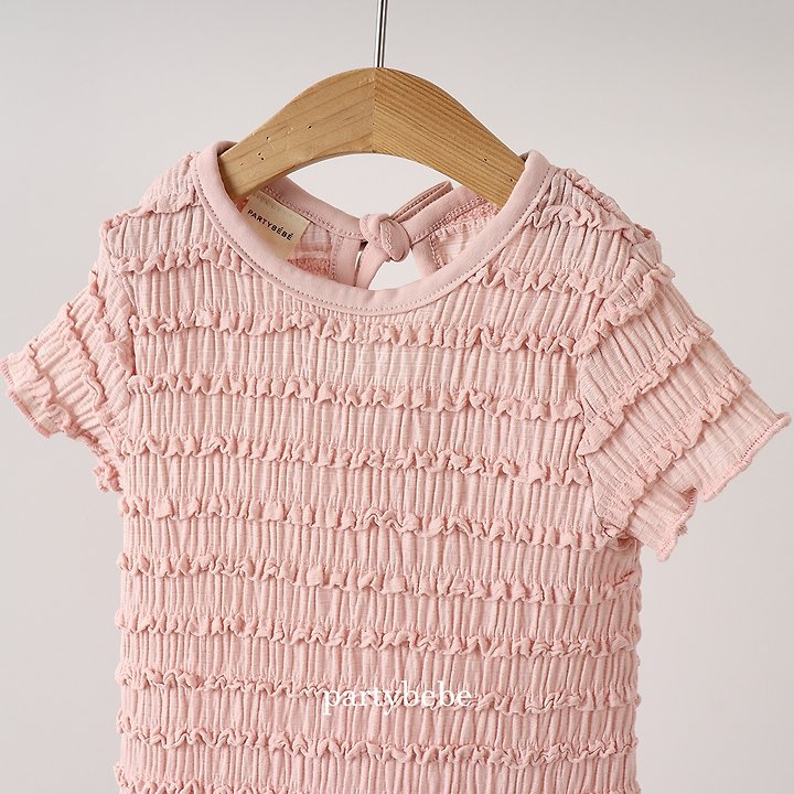 Party Kids - Korean Baby Fashion - #babyoninstagram - Shirring One-piece - 9