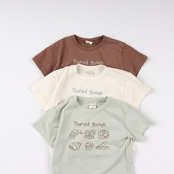 Party Kids - Korean Baby Fashion - #babyoninstagram - Bread Tee - 5