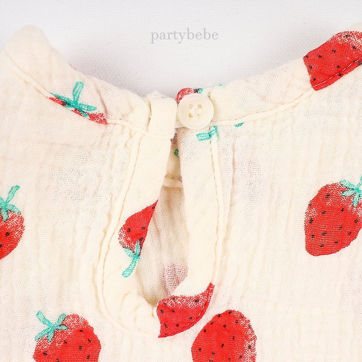 Party Kids - Korean Baby Fashion - #babyoninstagram - Red Berry Set - 9