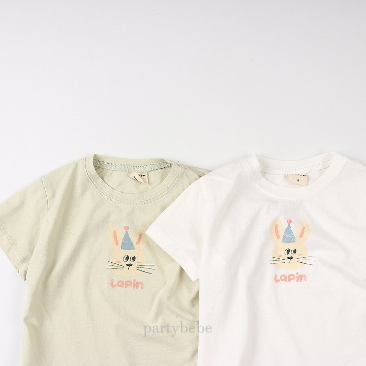 Party Kids - Korean Baby Fashion - #babyoninstagram - Rabbit Tee - 8