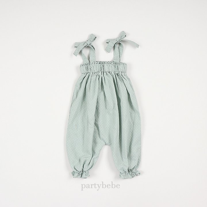 Party Kids - Korean Baby Fashion - #babyoninstagram - Dot Overalls - 5