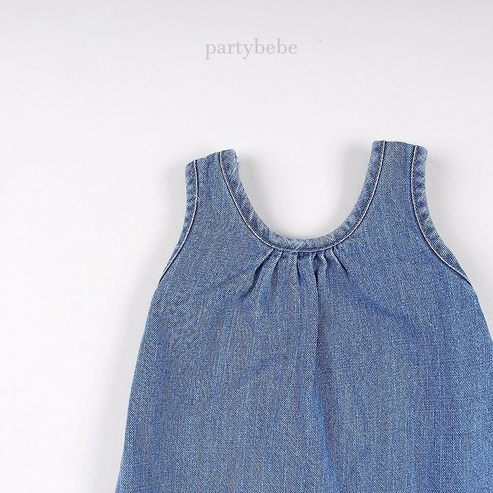 Party Kids - Korean Baby Fashion - #babyoninstagram - The Blue One-piece - 3